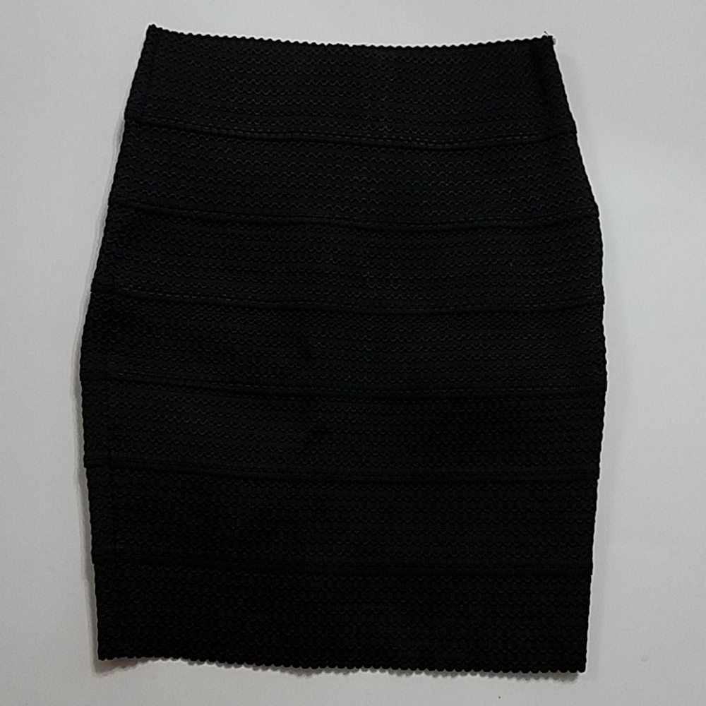 Black pencil skirt
